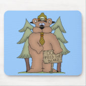 Tapis De Souris Alimentez les ours (Devant)