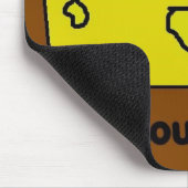 Tapis De Souris Alimentez votre souris (Coin)