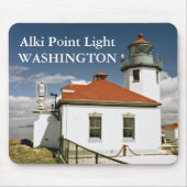 Tapis De Souris Alki Point Lighthouse, Seattle Washington Mousepad (Devant)