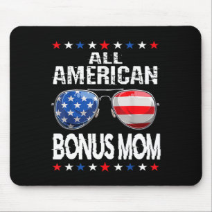 Tapis De Souris All American Bonus Maman 4 juillet Sungles Famille