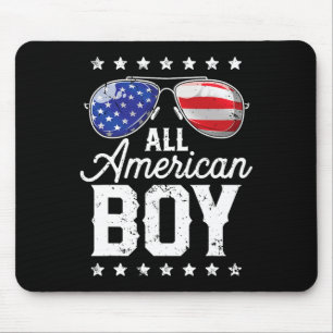 Tapis De Souris All American Boy 4 juillet Usa Sungles Famille Ma