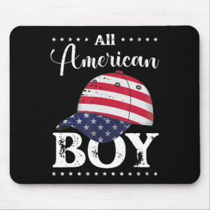 Tapis De Souris All American Boy Casquette - 4 juillet