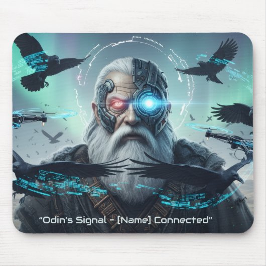 Tapis De Souris All-Seeing in the Cyber Desert (Devant)