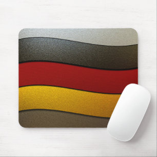 Tapis De Souris Allemagne - couleurs du drapeau - Chrome par Shirl