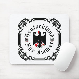 Tapis De Souris Allemagne/Deutschland pour toujours/aigle noir féd