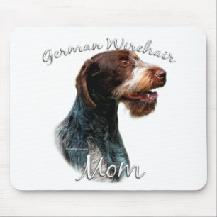 Tapis De Souris Allemand À poils durs Pointer Maman 2