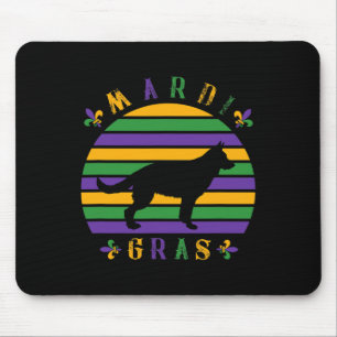 Tapis De Souris Allemand Berger Mardi Gras Animatrice Amoureux des