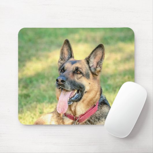 Tapis De Souris Allemand Shepard (Avec souris)