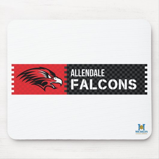 Tapis De Souris Allendale Falcons (Devant)