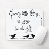Tapis De Souris Aller être bien (Avec souris)