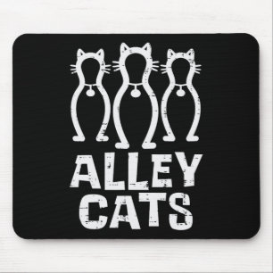 Tapis De Souris Alley Cats Bowling Team Amusants Humour Bowler Jou