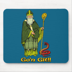 Tapis De Souris Allez chercher la Saint-Patrick drôle saint Patric