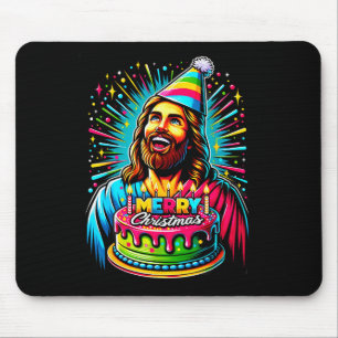 Tapis De Souris Allez Jésus C'est Ton Anniversaire Drôle Jésus Noë