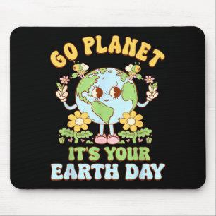 Tapis De Souris Allez planète jour de la terre 2026 enseignant enf