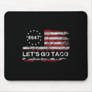 Tapis De Souris Allez Taco 8647 Us Drapeau 86 47 Hommes Femmes 10