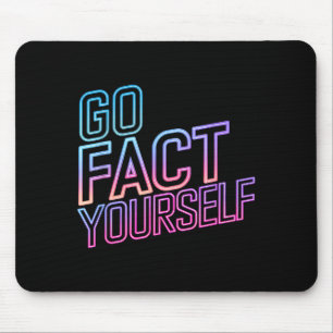 Tapis De Souris Allez vérifier vous-même Slogan cyber drôle