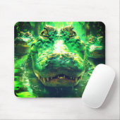 Tapis De Souris Alligator (Avec souris)