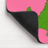 Tapis De Souris Alligator dans l'amour (Coin)