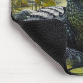 Tapis De Souris Alligator dans le marécage Gator Mousepad (Coin)