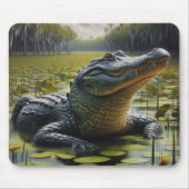 Tapis De Souris Alligator dans le marécage Gator Mousepad (Devant)
