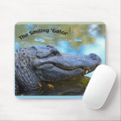 Tapis De Souris 'Alligator de sourire Mousepad (Avec souris)