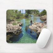 Tapis De Souris Alligator Hole, Black River Town, Jamaïque (Avec souris)