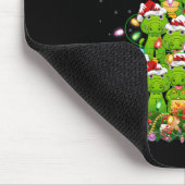 Tapis De Souris Alligator Xmas Tree Lighting Père Noël Alligator C (Coin)
