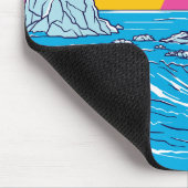 Tapis De Souris Allons surfer (Coin)