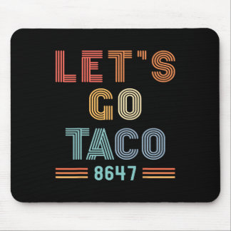 Tapis De Souris Allons Taco 8647 Drapeau US 86 47 Hommes Femmes 7