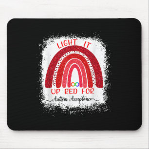 Tapis De Souris Allumez-Le Rouge Pour L'Acceptation De Sensibilisa