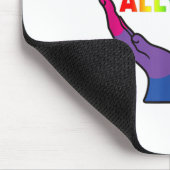 Tapis De Souris Allyship Heart LGBT Support Protéger les enfants R (Coin)