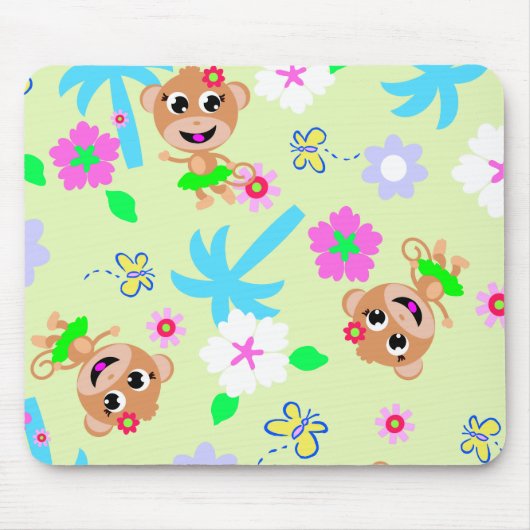 Tapis De Souris aloha copie de singe (Devant)