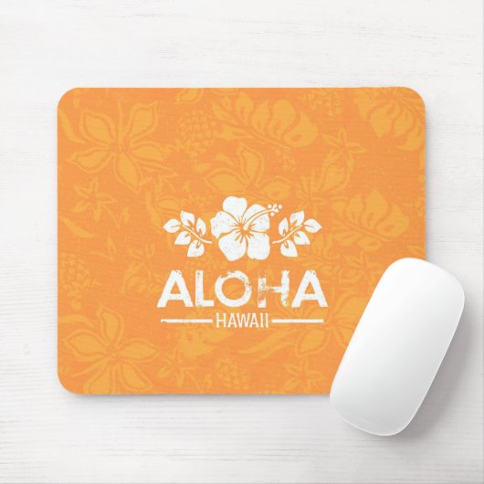 Tapis De Souris Aloha Hawaii (Avec souris)