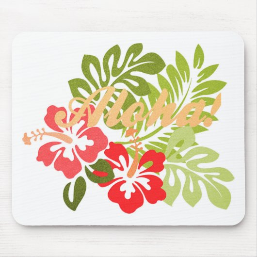 Tapis De Souris Aloha Hibiscus (Devant)