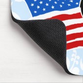 Tapis De Souris Aloha Honeys USA Drapeau Hula Girl Mousepads (Coin)