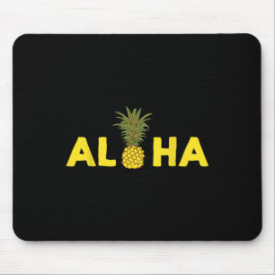 Tapis De Souris Aloha Pineapple Hawaii Plage de vacances Tropical