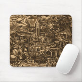 Tapis De Souris Aloha pittoresque tropical d'Hawaï d'Oahu (Avec souris)