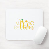 Tapis De Souris Aloha -Surfer- Palms -Tropical- Retro-Beach-Amusan (Avec souris)