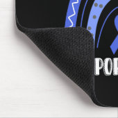 Tapis De Souris Alopecia Areata Awareness Rainbow Ribbon Support S (Coin)