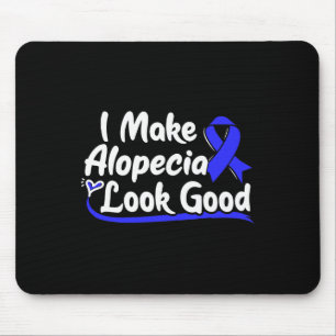 Tapis De Souris Alopecia Areata Cadeau - Sensibilisation à la pert