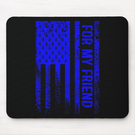 Tapis De Souris Alopecia Areata Sensibilisation À Mon Ami (Devant)