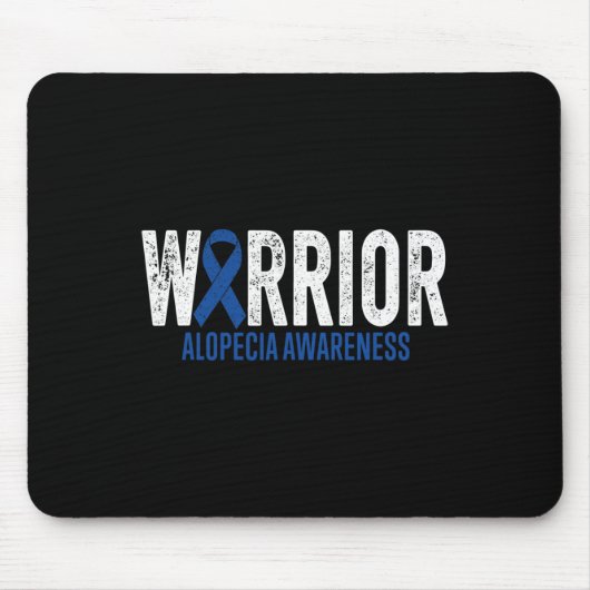 Tapis De Souris Alopecia Areata Support Guerrier Alopecia Areata A (Devant)