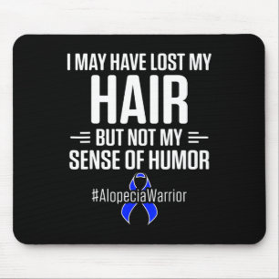 Tapis De Souris Alopecia Awareness Hair Loss Warrior Humour Surviv