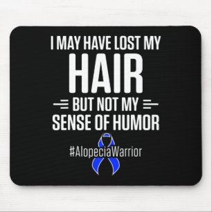 Tapis De Souris Alopecia Awareness Hair Loss Warrior Humour Surviv