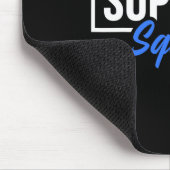 Tapis De Souris Alopecia Awareness Support Squad I Wear Blue Ribbo (Coin)