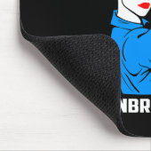 Tapis De Souris Alopecia Guerrier Indestructible Alopécie Sensibil (Coin)