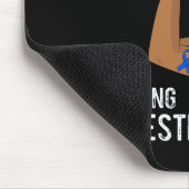 Tapis De Souris Alopecia Guerrier Indestructible Survivant Sensibi (Coin)