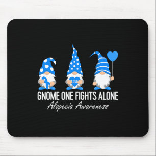 Tapis De Souris Alopecia Sensibilisation Gnomes Je Porte Bleu Ruba
