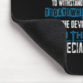 Tapis De Souris Alopecia Sensibilisation Je suis le Diable de la t (Coin)