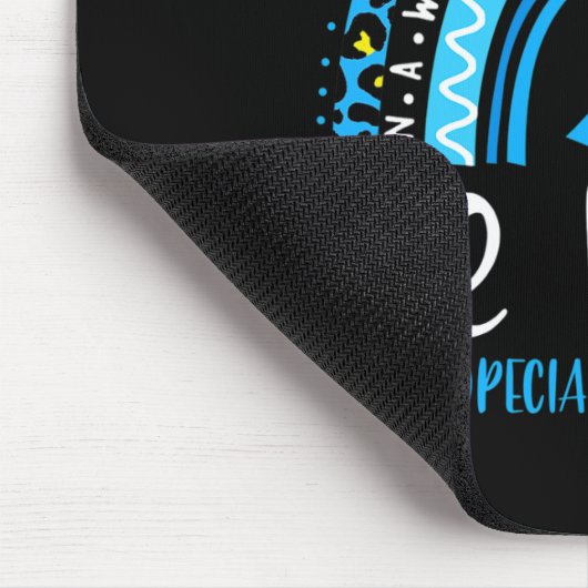 Tapis De Souris Alopecia Sensibilisation Leopard Arc-en-ciel Chois (Coin)